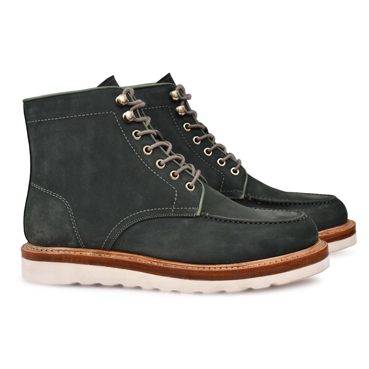 Moc toe light weight Goodyear welted boots