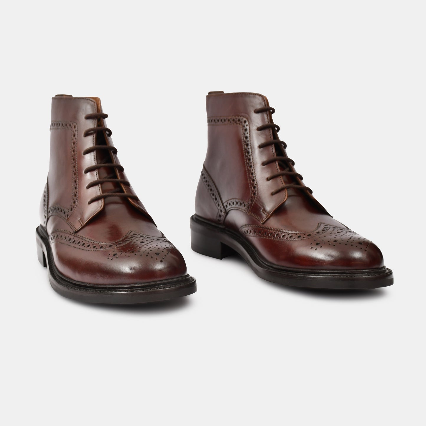 Ethan Whingtip Brogue Goodyear Welted Boots