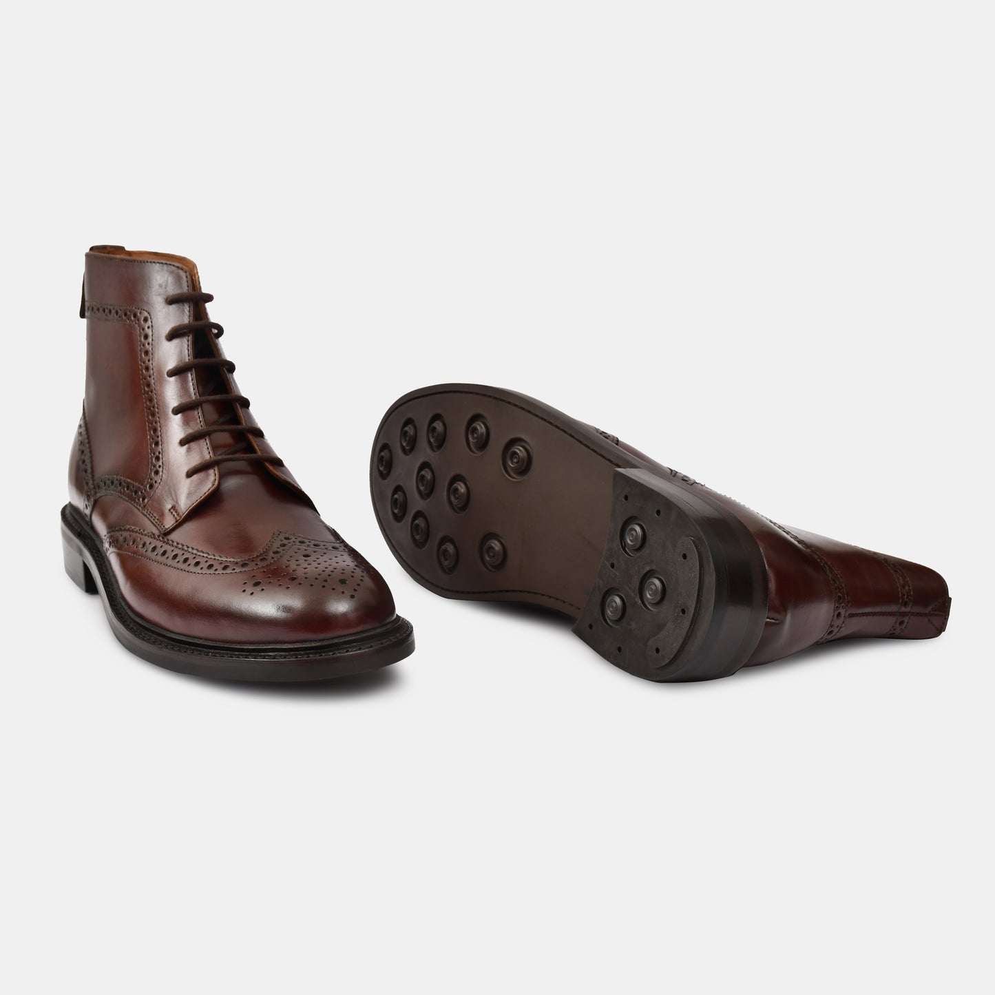 Ethan Whingtip Brogue Goodyear Welted Boots