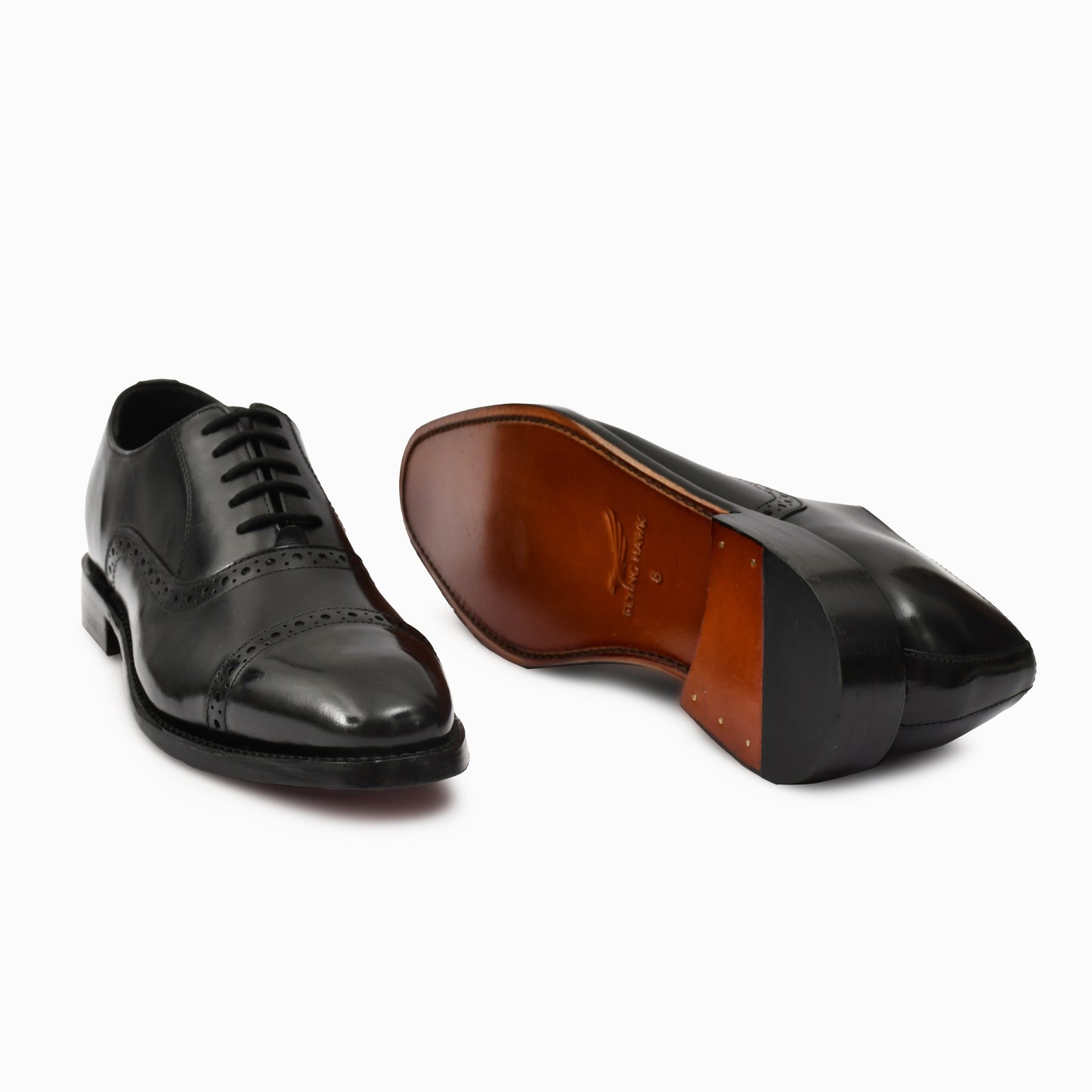 Hand Welted Premium Black Oxford