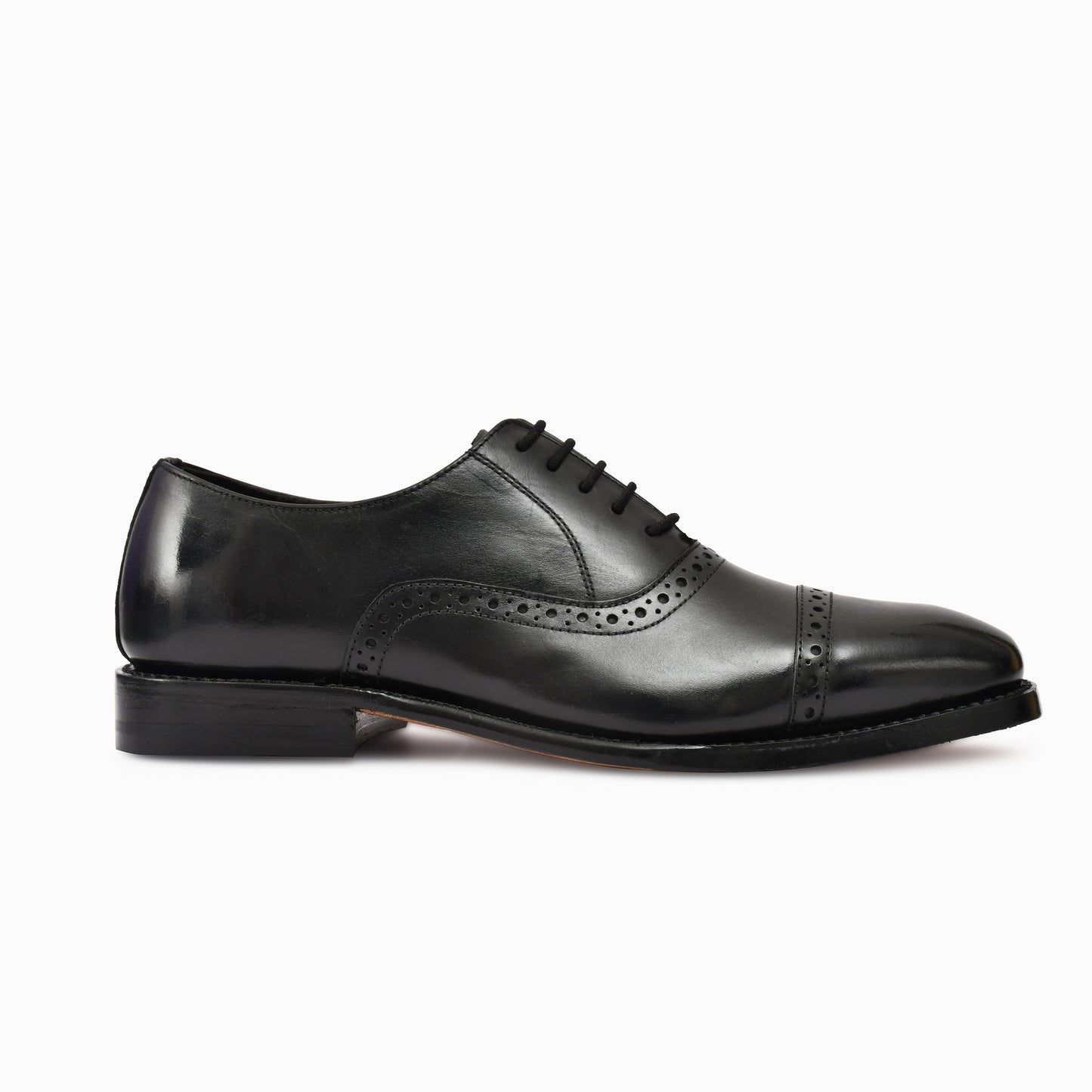 Hand Welted Premium Black Oxford