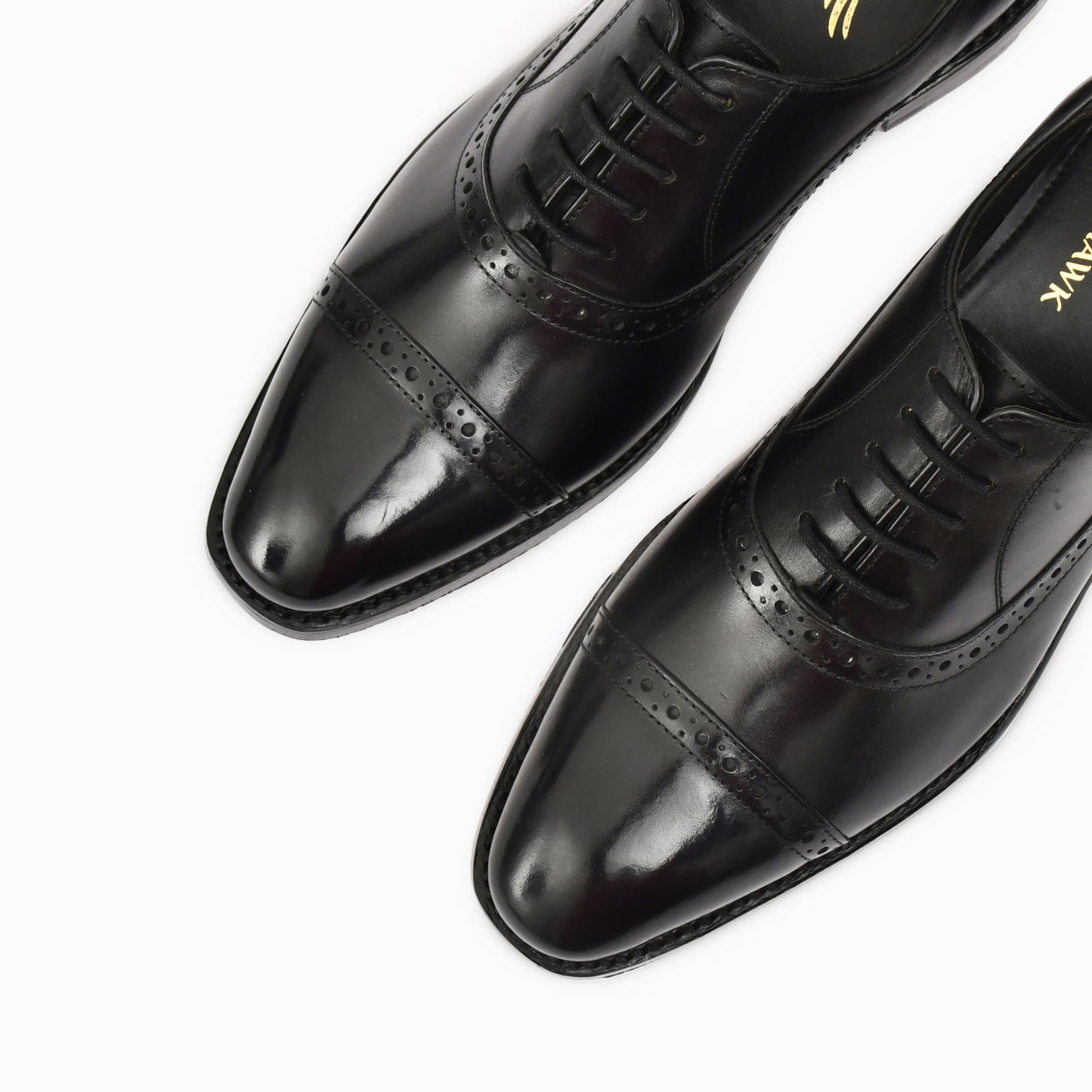 Hand Welted Premium Black Oxford