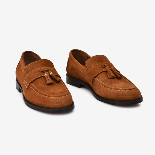 Tassle Tan Goodyear Welted Loafers