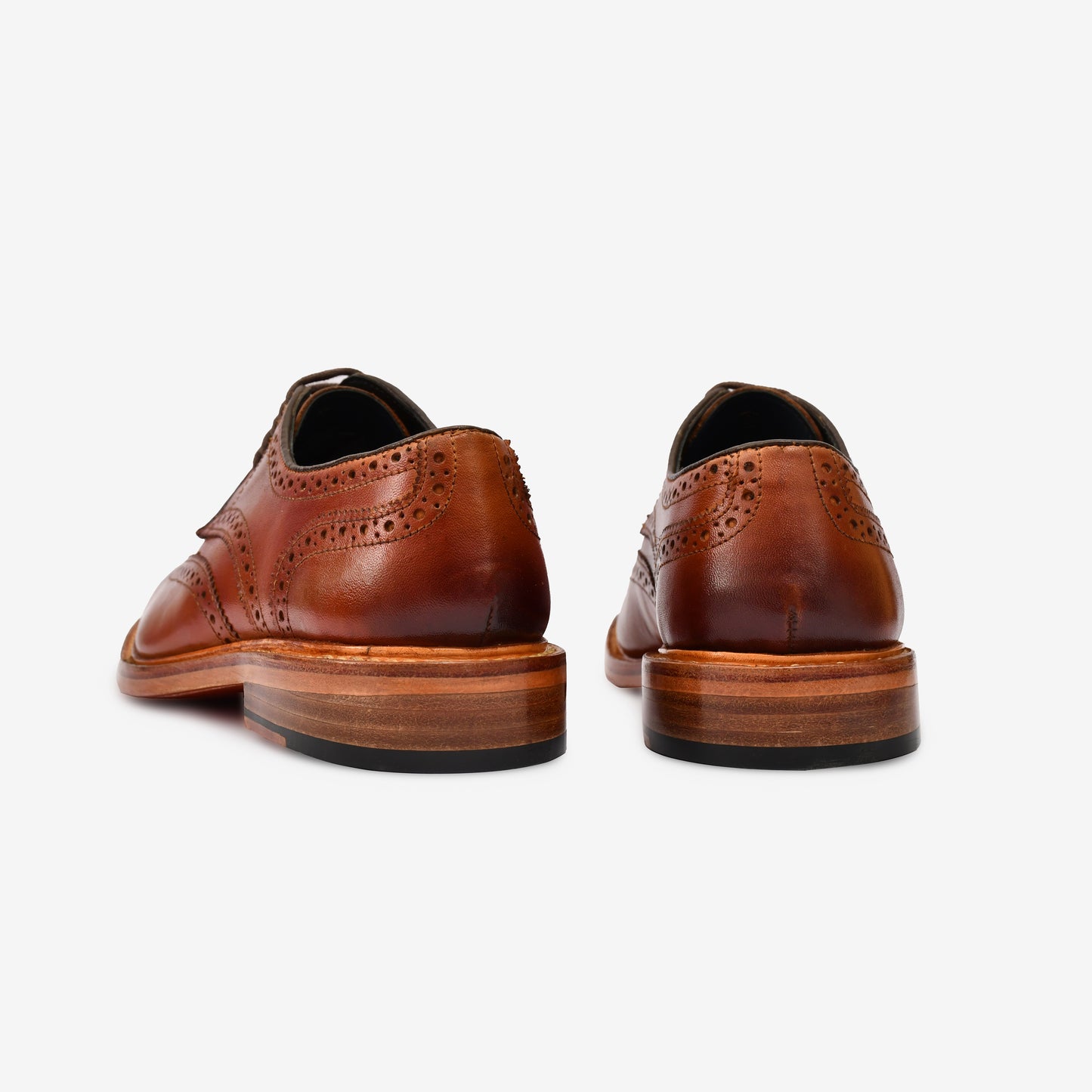 Tan Crust Goodyear Welted Brogue shoes