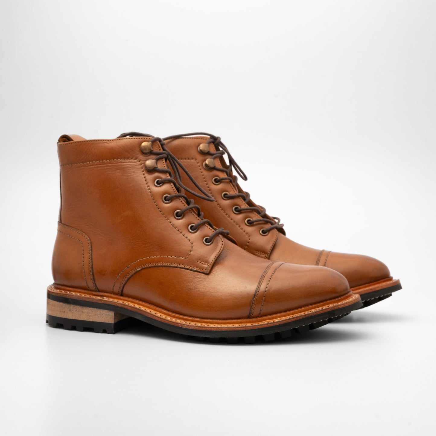 Cap Toe Oxford Boots
