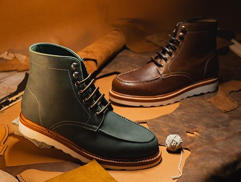 Moc toe light weight Goodyear welted boots