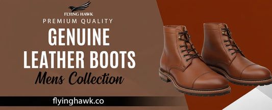 genuine leather boots mens
