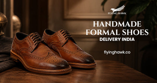 Handmade formal shoes delivery India