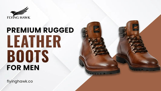 Premium Rugged Leather Boots For Men