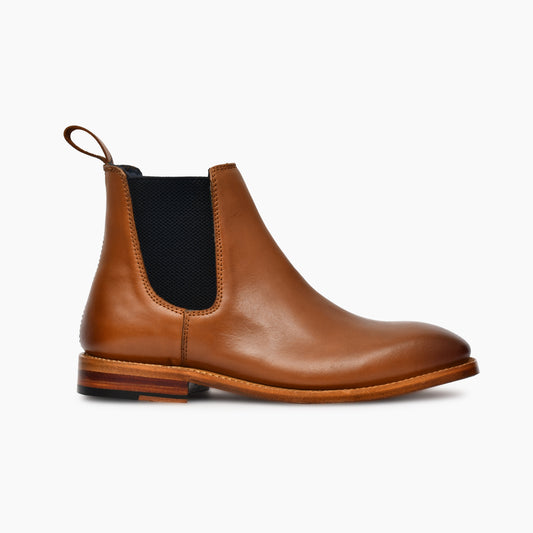 CHISEL GOODYEAR WELTED CHELSEA BOOTS