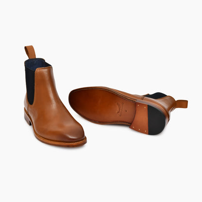 CHISEL GOODYEAR WELTED CHELSEA BOOTS