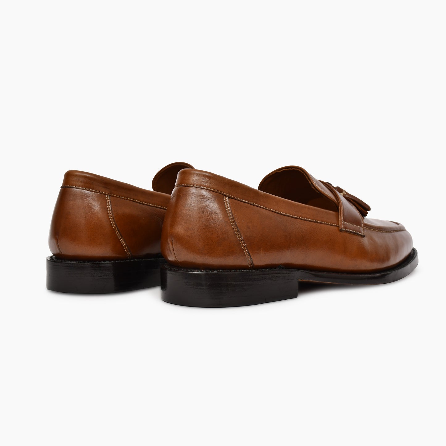 Tassle Brown Goodyear Welted Loafers