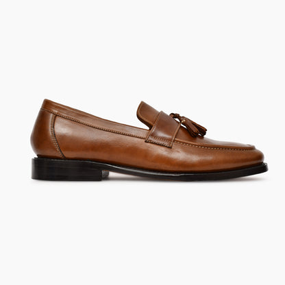 Tassle Brown Goodyear Welted Loafers