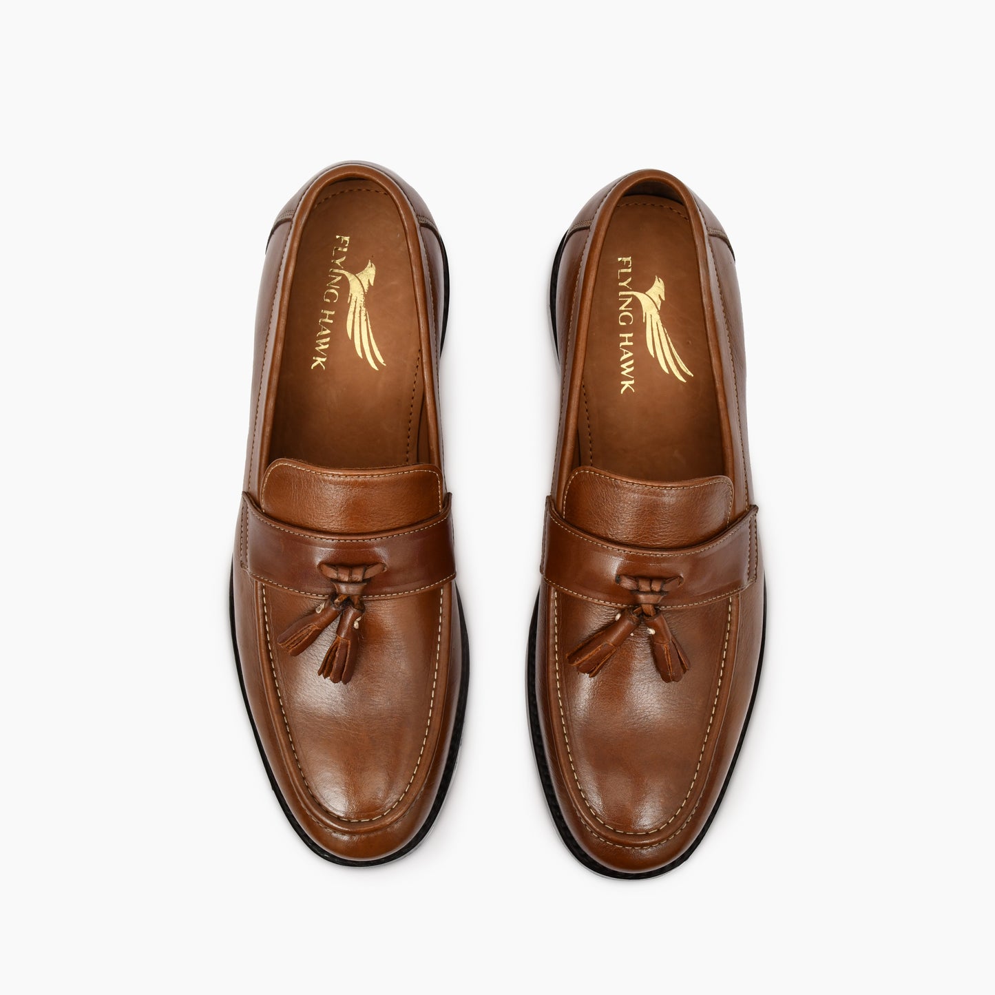 Tassle Brown Goodyear Welted Loafers