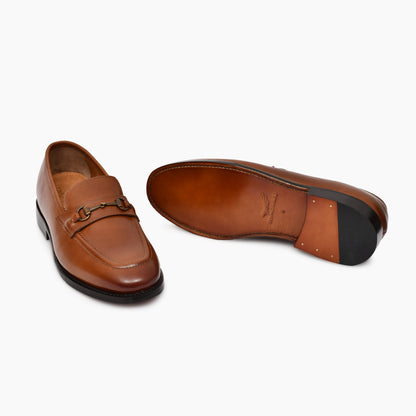 Horsebit Tan Goodyear Welted Loafer