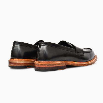 Black Saddle Goodyear Welted Loafer