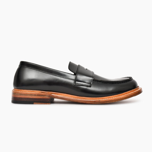 Black Saddle Goodyear Welted Loafer