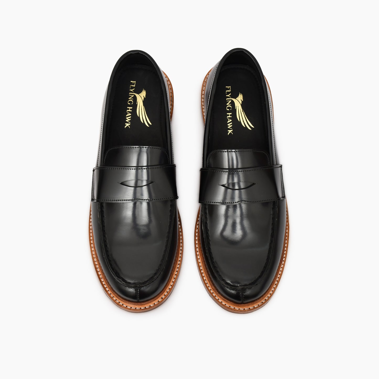 Black Saddle Goodyear Welted Loafer