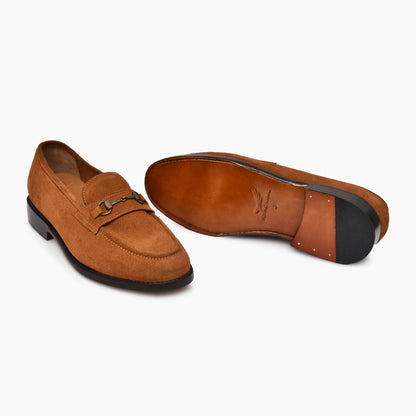 Horsebit Ginger Premium Suede Goodyear Welted Loafer