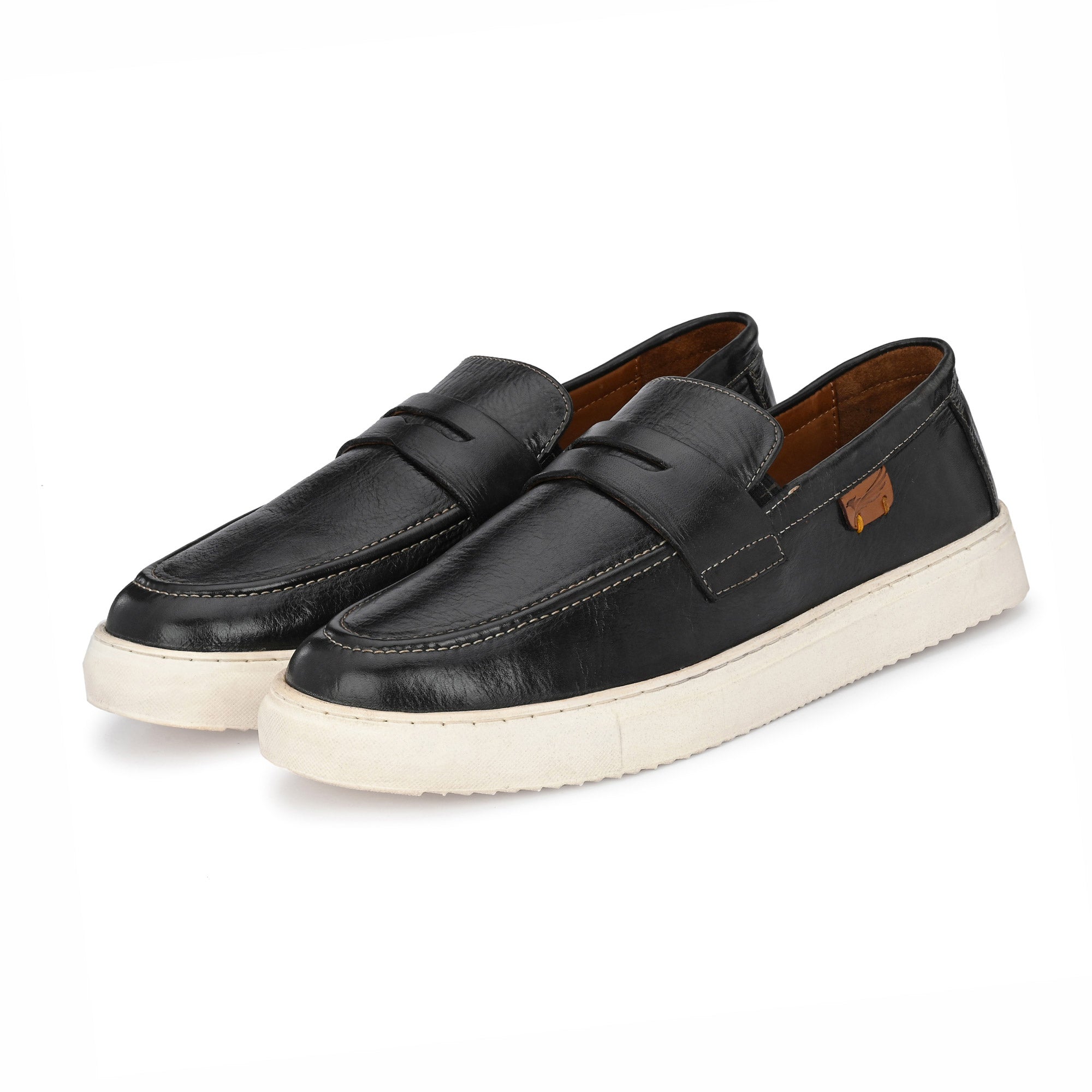 Gino Black Loafers
