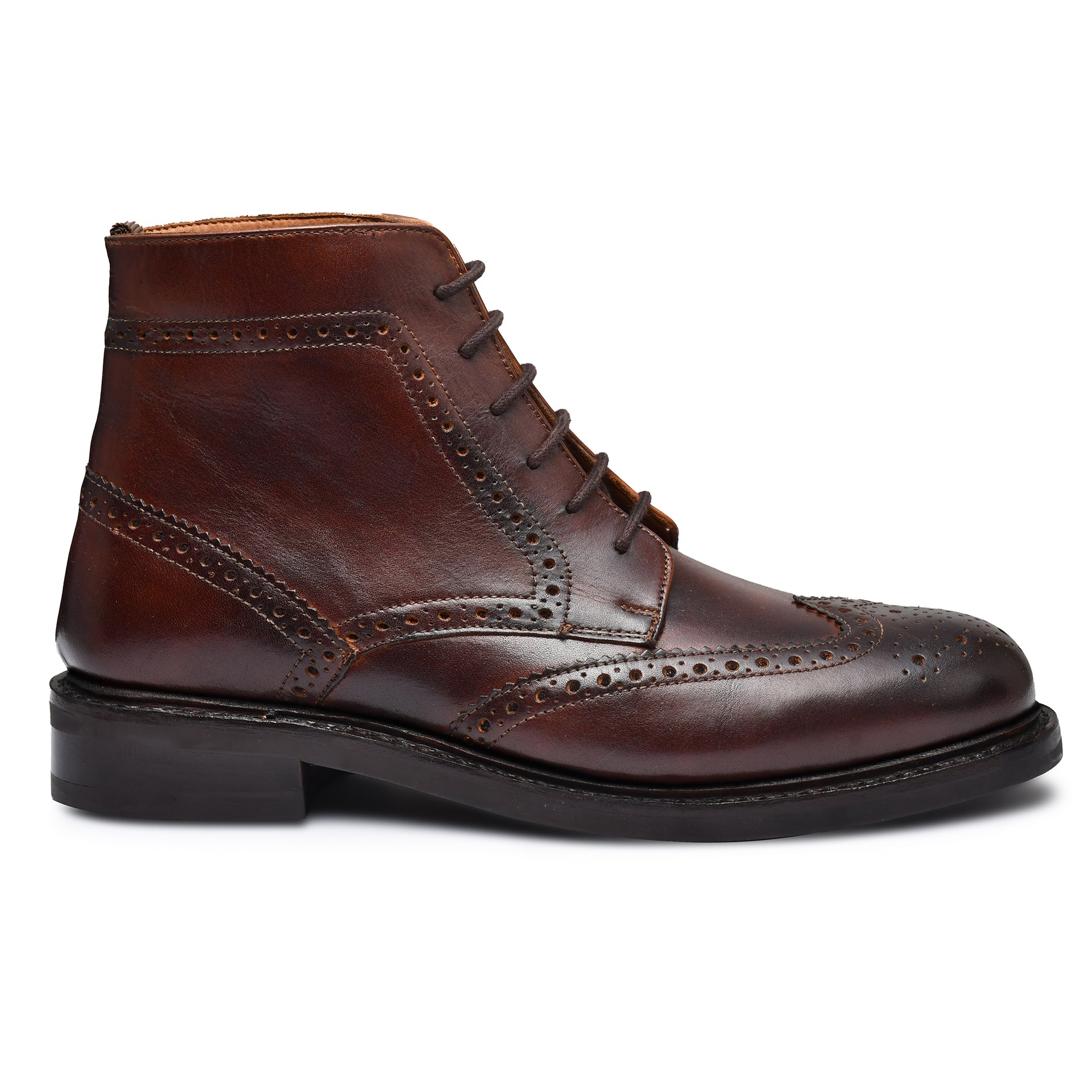 Ethan Whingtip Brogue Boots